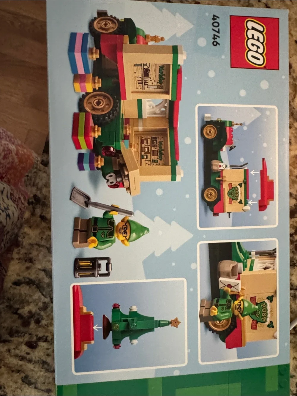 Lego festive truck